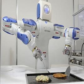 日本 Yaskawa Electric  公司设计的 Motoman SDA10 智能机器人