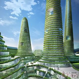 图片是荷兰建筑事务所MVRDV设计的 Gwanggyo City Centre