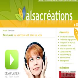 图片是来自alsacreations 的 DEWplayer