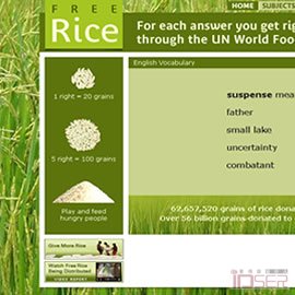 图片是 Freerice