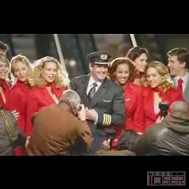 图片是 Virgin Atlantic 的广告