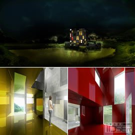 图片是韩国建筑设计室 Mass Studies 设计的 Waterhouse