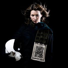 Space Invader scarf