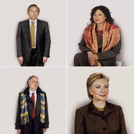 摄影师 Nadav Kander 拍摄的奥巴马的豪华团队