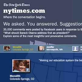 We asked. You answer. Suggestions for the 44th President.