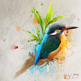 图片是设计师 mOsk 的作品：Point of view