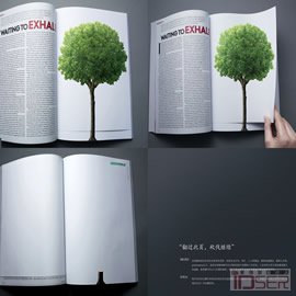 图片是公益广告 Greenpeace: Tree