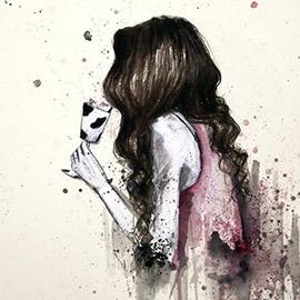 插图画家 Cherri Wood  的水彩和水墨作品