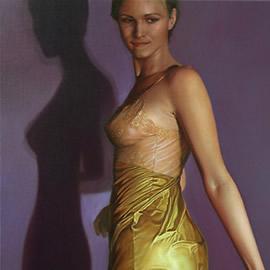 法国画家 Michael Fuchs 的油画作品：缪斯（Muses）