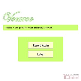 图片是 Vocaroo