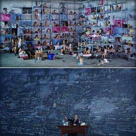 中国艺术家王庆松的场景摄影作品