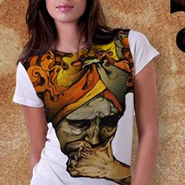 插图画家 Shalimar Luis 的一件T-shirt 作品：Old Dreams