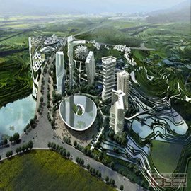图片是 centro huaxi, guiyang | MAD architects