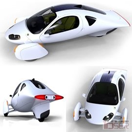  图片是《时代杂志》2008最佳发明：Aptera 2e