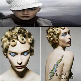 伦敦彩妆师 Gina Kane 的作品