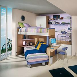 Children’s Loft Bedrooms by Sangiorgio Mobili