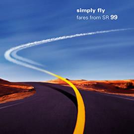 Flysama 公司的广告： simply fly