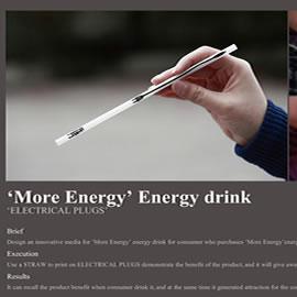广告 Jian Li Bao - More Energy Drink: Straw