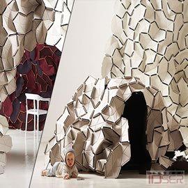 图片是来自设计师 Ronan 和 Erwan Bouroullec 的 Kvadrat Cloud