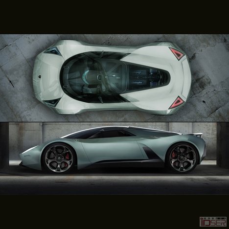 图片是Lamborghini Insecta Concept