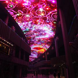 苏州工业园时代广场“世界第一”LED天幕
