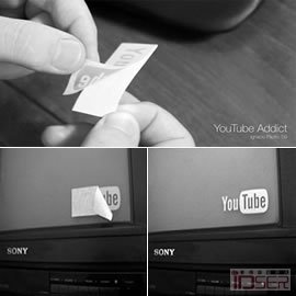 图片是 Youtube Addict