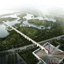 图片是Serie 建筑设计室 xian horticulture expo 设计效果图