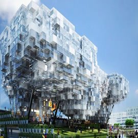 图片是Design Act建筑设计室2010年上海世博会新加坡馆