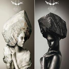 广告 Intrecci Hairdressing: Statue