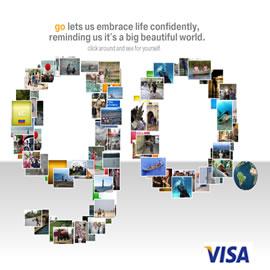 图片Visa “Go”全球推广互动网站