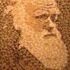 伦敦街头艺术家 Pure Evil，拼图画，达尔文