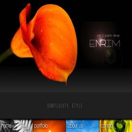 Enrim 设计室，网站设计，网页设计，网页设计师