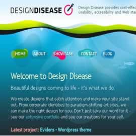 网站设计公司：DesignDisease