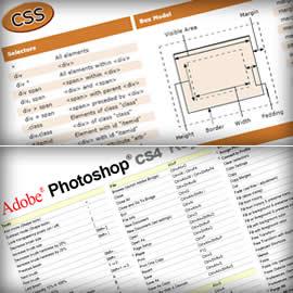 互联网，网页设计，平面设计，html，css，photoshop，Cheat Sheets You Shouldn’t Be Without
