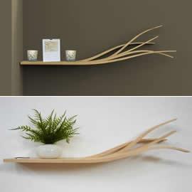 风中搁架（Shelf in the wind），来自设计师  Olivia Bradateanu。