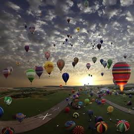 2009年8月5日，法国Loraine Mondial上空
