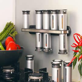 Zero Gravity Magnetic Spice Rack，产品设计，创意设计，家具设计，调料瓶设计，创意调料瓶