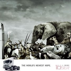 广告，ISUZU 超级卡车：新诺亚方舟