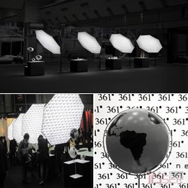 日本设计室Nendo为361°公司设计的展台