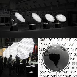 日本设计室Nendo为361°公司设计的展台