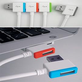 来自设计师 Gonglue Jiang 的这个无限USB插头（Infinite USB)，产品设计，创意产品设计，创意USB设备