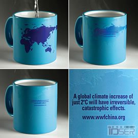 Michael Wong ，wwf，热敏感水杯，全球变暖