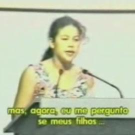 The Girl Who Silenced The World For 5 Minutes