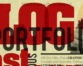 50个极好的应用了文字印刷设计的网页截图