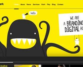 50个色彩鲜艳的网页设计欣赏