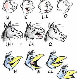 教你如何绘制动画：发音口型