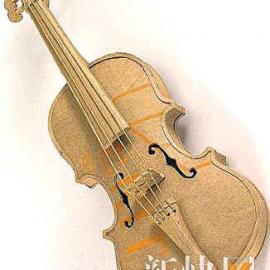 细节天衣无缝 艺术家将废纸箱制成艺术品图