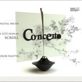 超酷概念画板电脑