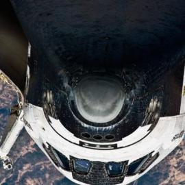 一组太空照片，亚特兰蒂斯号航天飞机后空翻、撒哈拉沙漠