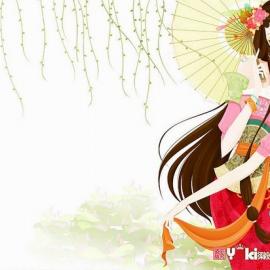 现代爱情故事精美插画